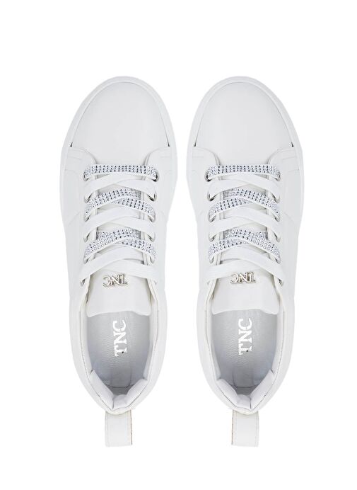 Tamer Tanca Kadın Suni Deri Beyaz Sneakers & Spor Ayakkabı - Görsel 6