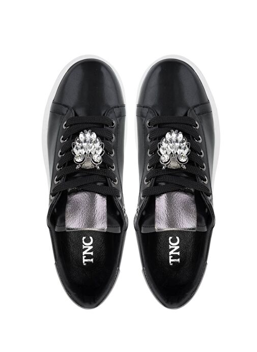 Tamer Tanca Kadın Suni Deri Siyah Sneakers & Spor Ayakkabı - Görsel 6