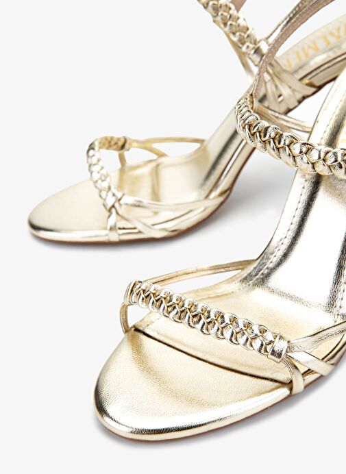 Valmenti Kadın Suni Deri Dore Abiye Ayakkabı - Görsel 4