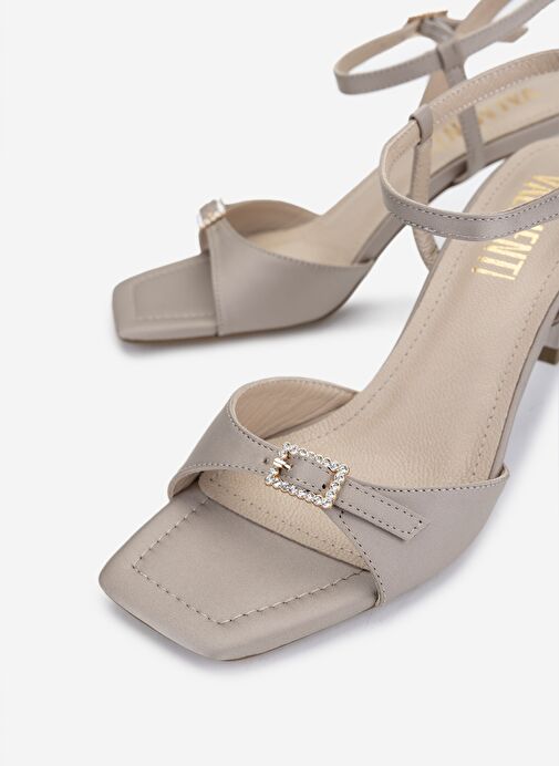 Valmenti Kadın Suni Deri Vizon Topuklu Ayakkabı - Görsel 4