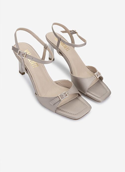 Valmenti Kadın Suni Deri Vizon Topuklu Ayakkabı - Görsel 3