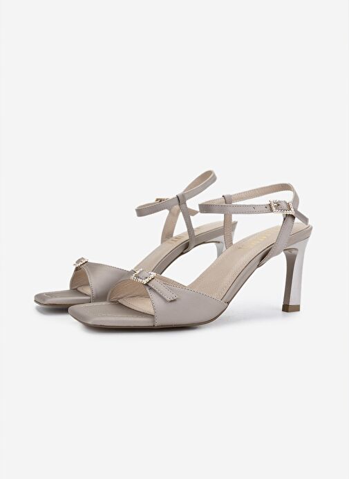 Valmenti Kadın Suni Deri Vizon Topuklu Ayakkabı - Görsel 6