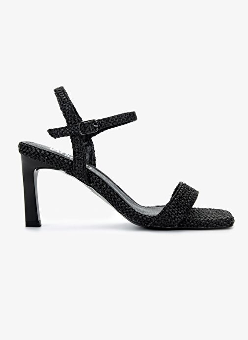 Valmenti Kadın Suni Deri Siyah Topuklu Ayakkabı - Görsel 2