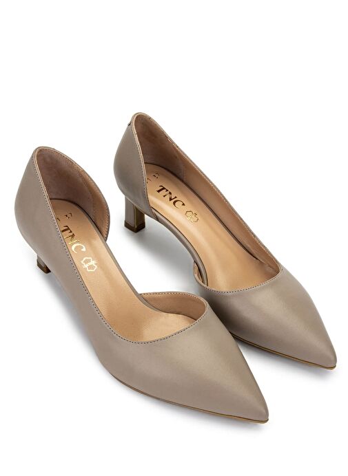 Tamer Tanca Kadın Hakiki Deri Vizon Topuklu Ayakkabı - Görsel 3