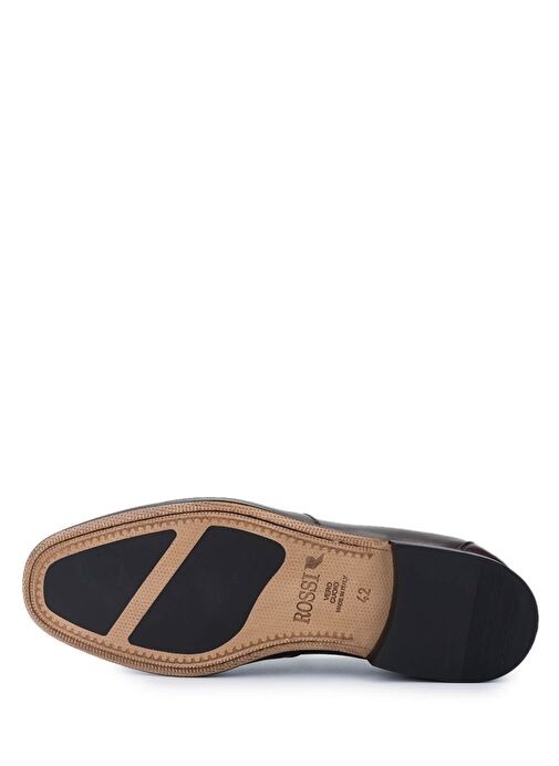 ROSSI Erkek Hakiki Deri Kahverengi Klasik Ayakkabı - Görsel 5