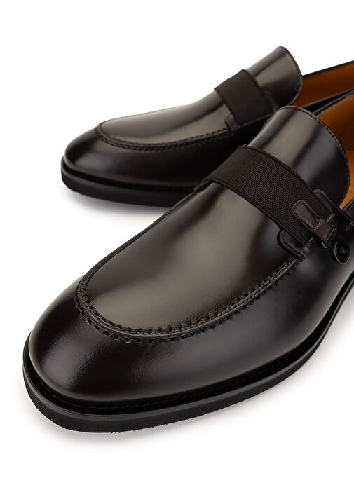 ROSSI Erkek Hakiki Deri Kahverengi Klasik Ayakkabı - Görsel 4