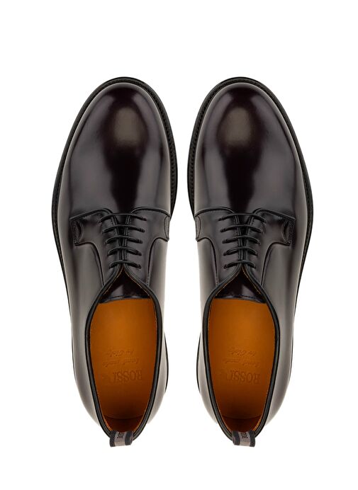 ROSSI Erkek Hakiki Deri Bordo Klasik Ayakkabı - Görsel 6