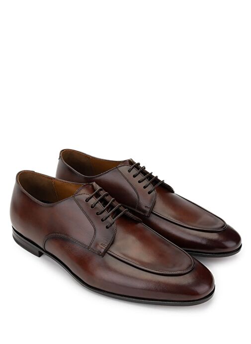 Franceschetti Erkek Hakiki Deri Kahverengi Klasik Ayakkabı - Görsel 3
