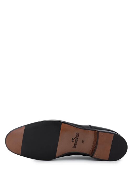 Franceschetti Erkek Hakiki Deri Siyah Klasik Ayakkabı - Görsel 5