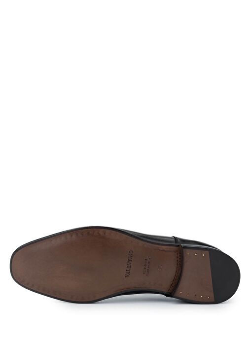 VALENTINO Erkek Hakiki Deri Siyah Klasik Ayakkabı - Görsel 5