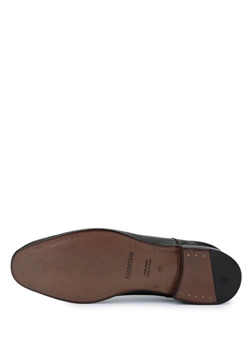 VALENTINO Erkek Hakiki Deri Kahverengi Klasik Ayakkabı - Görsel 5