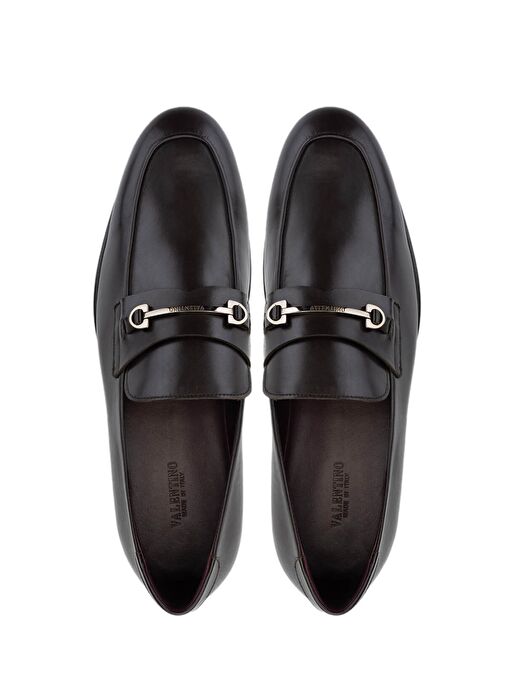 VALENTINO Erkek Hakiki Deri Kahverengi Klasik Ayakkabı - Görsel 6