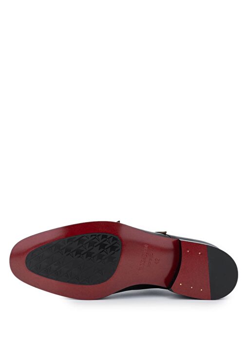 VALENTINO Erkek Hakiki Deri Siyah Klasik Ayakkabı - Görsel 5