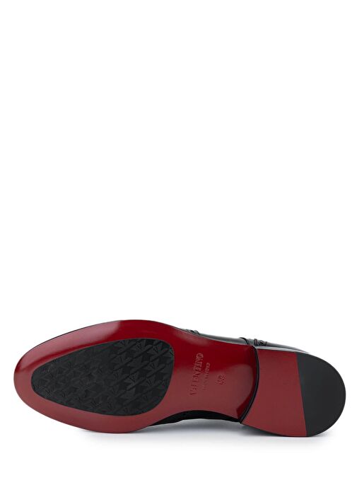 VALENTINO Erkek Hakiki Deri Siyah Klasik Ayakkabı - Görsel 5