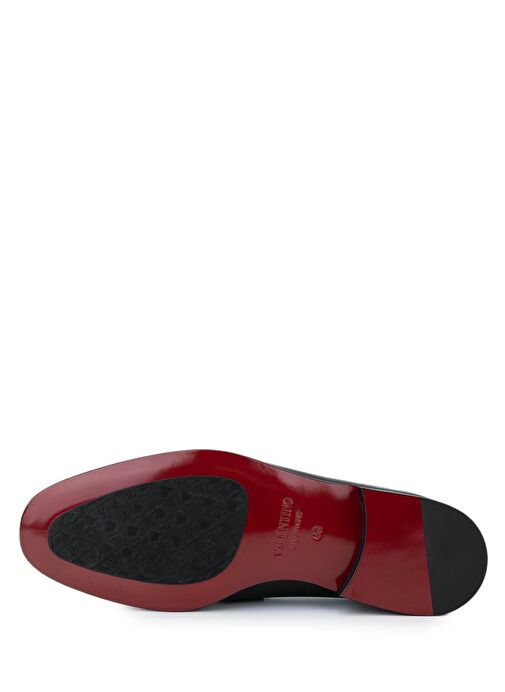 VALENTINO Erkek Hakiki Deri Siyah Klasik Ayakkabı - Görsel 5