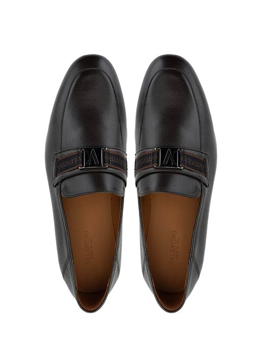 VALENTINO Erkek Hakiki Deri Kahverengi Klasik Ayakkabı - Görsel 6