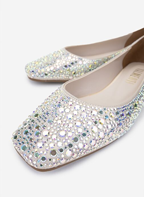 Valmenti Kadın Suni Deri Dore Babet Ayakkabı - Görsel 4