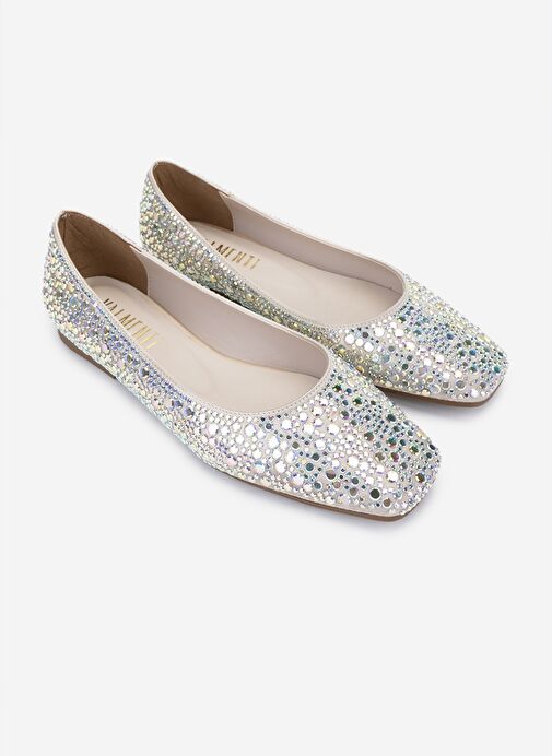 Valmenti Kadın Suni Deri Dore Babet Ayakkabı - Görsel 3