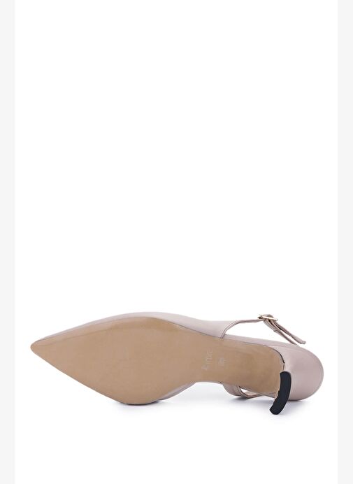 Tamer Tanca Kadın Hakiki Deri Vizon Topuklu Ayakkabı - Görsel 6