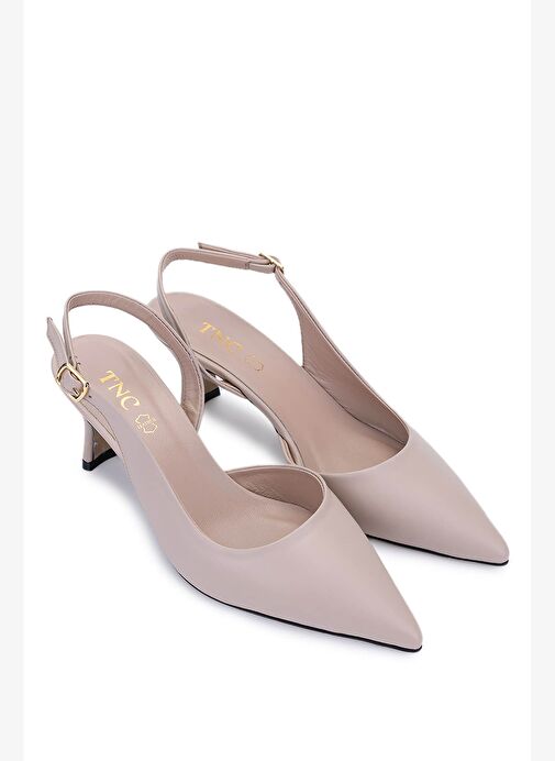 Tamer Tanca Kadın Hakiki Deri Vizon Topuklu Ayakkabı - Görsel 3