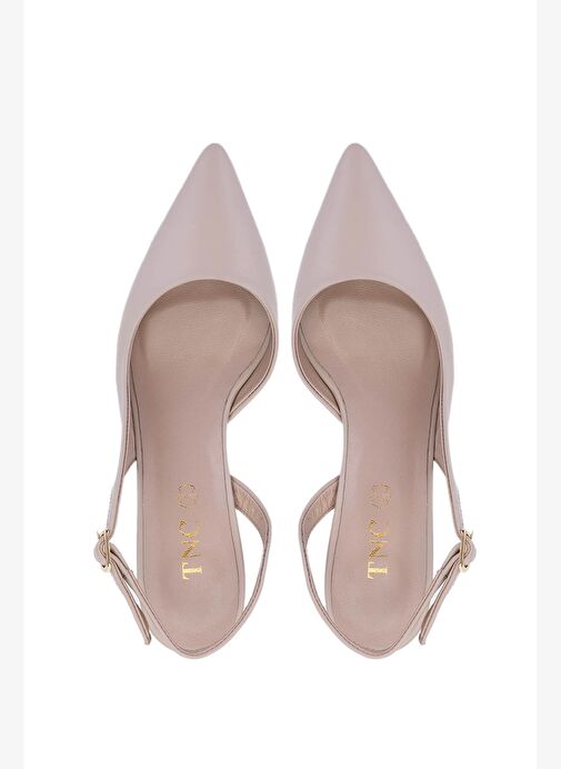 Tamer Tanca Kadın Hakiki Deri Vizon Topuklu Ayakkabı - Görsel 7