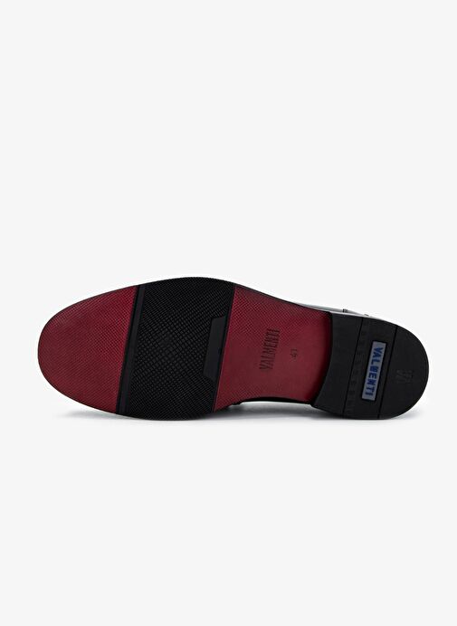 Valmenti Erkek Hakiki Deri Siyah Açma Klasik Ayakkabı - Görsel 6