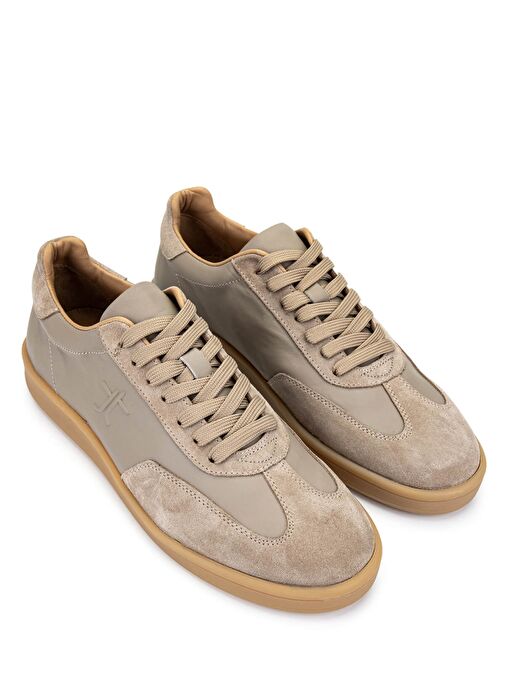 Tamer Tanca Erkek Hakiki Deri Vizon Sneakers & Spor Ayakkabı - Görsel 3