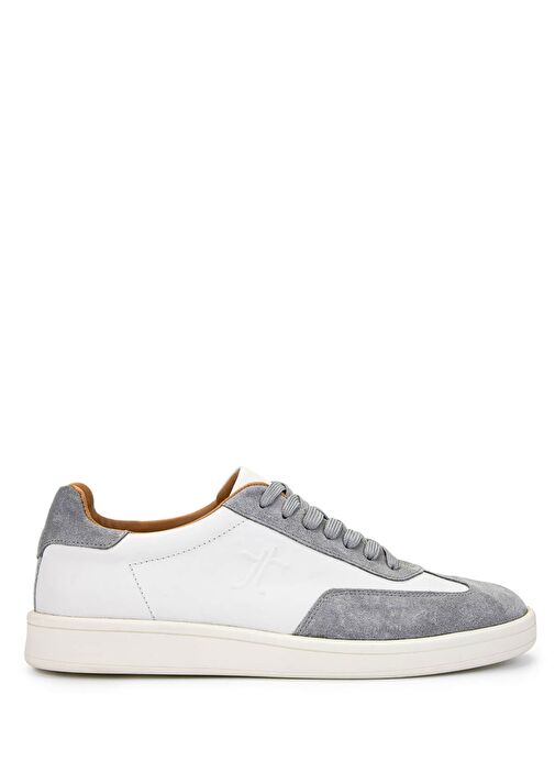 Tamer Tanca Erkek Hakiki Deri Bej Sneakers & Spor Ayakkabı - Görsel 2