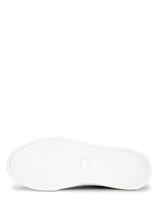 Tamer Tanca Erkek Hakiki Deri Mavi Sneakers & Spor Ayakkabı - Görsel 4