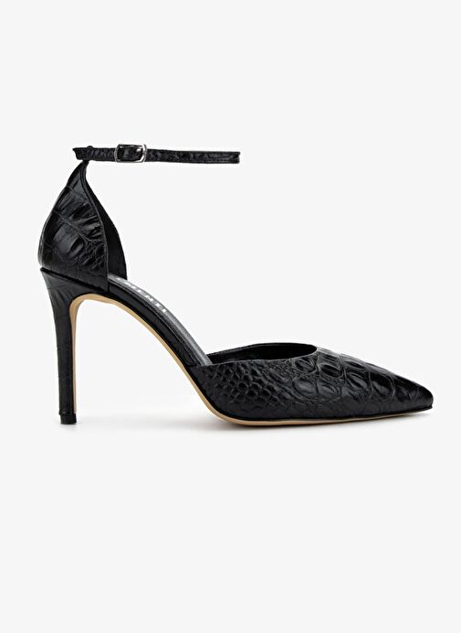 Valmenti Kadın Siyah Topuklu Ayakkabı - Görsel 2