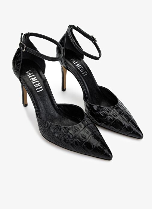 Valmenti Kadın Siyah Topuklu Ayakkabı - Görsel 3