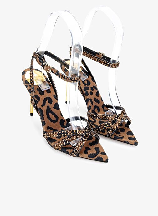 Valmenti Kadın Leopar Topuklu Ayakkabı - Görsel 3