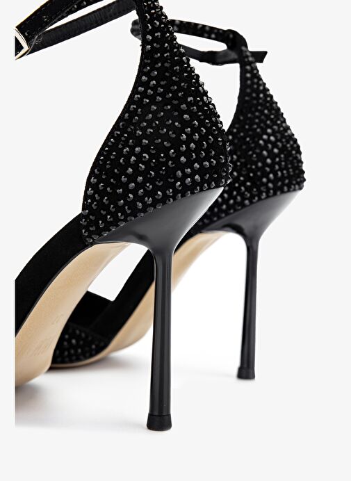 Valmenti Kadın Siyah Topuklu Ayakkabı - Görsel 5