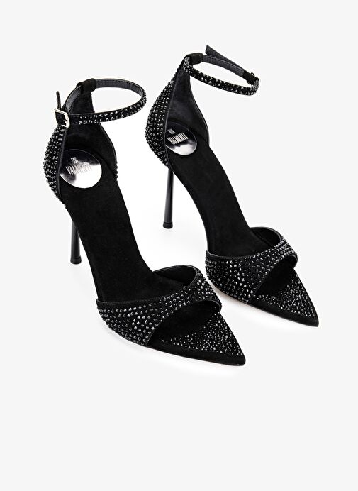 Valmenti Kadın Siyah Topuklu Ayakkabı - Görsel 3