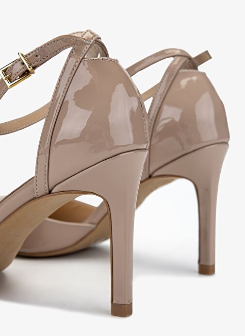 Valmenti Kadın Bej Topuklu Ayakkabı - Görsel 6