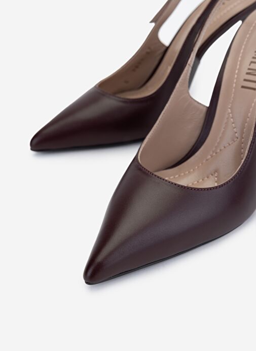 Valmenti Kadın Bordo Topuklu Ayakkabı - Görsel 4