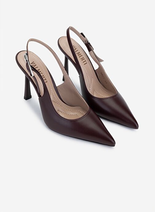 Valmenti Kadın Bordo Topuklu Ayakkabı - Görsel 3