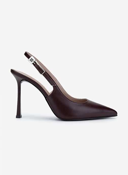 Valmenti Kadın Bordo Topuklu Ayakkabı - Görsel 2