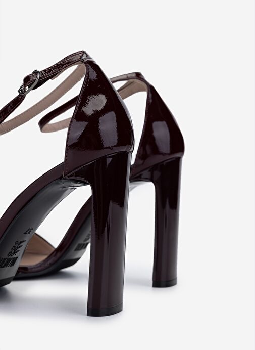 Valmenti Kadın Bordo Topuklu Ayakkabı - Görsel 5