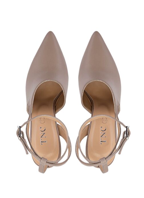 Tamer Tanca Kadın Hakiki Deri Vizon Topuklu Ayakkabı - Görsel 7