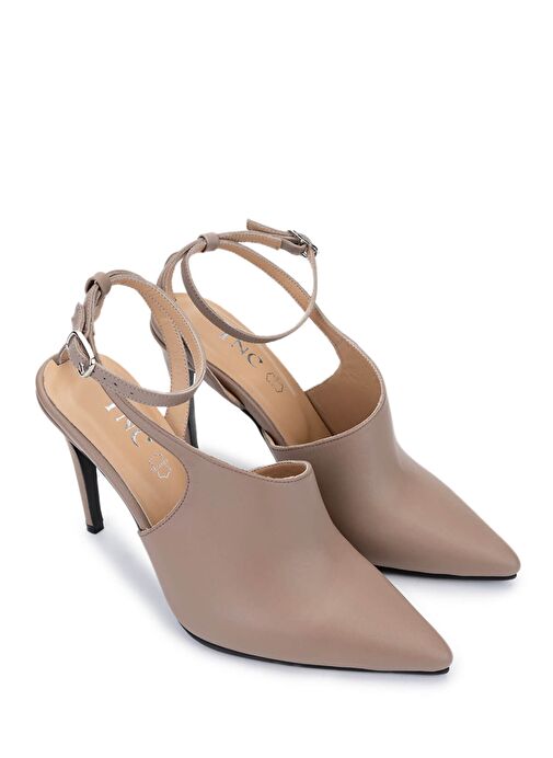 Tamer Tanca Kadın Hakiki Deri Vizon Topuklu Ayakkabı - Görsel 3