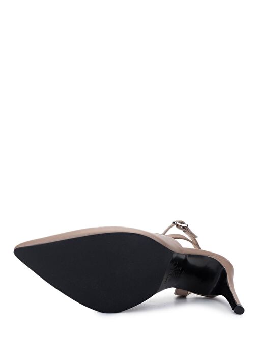 Tamer Tanca Kadın Hakiki Deri Vizon Topuklu Ayakkabı - Görsel 6