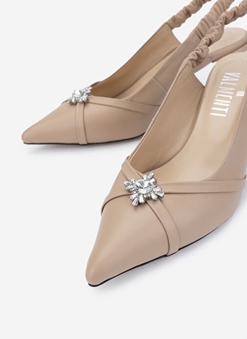 Valmenti Kadın Vizon Topuklu Ayakkabı - Görsel 4