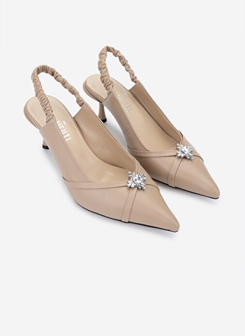 Valmenti Kadın Vizon Topuklu Ayakkabı - Görsel 3