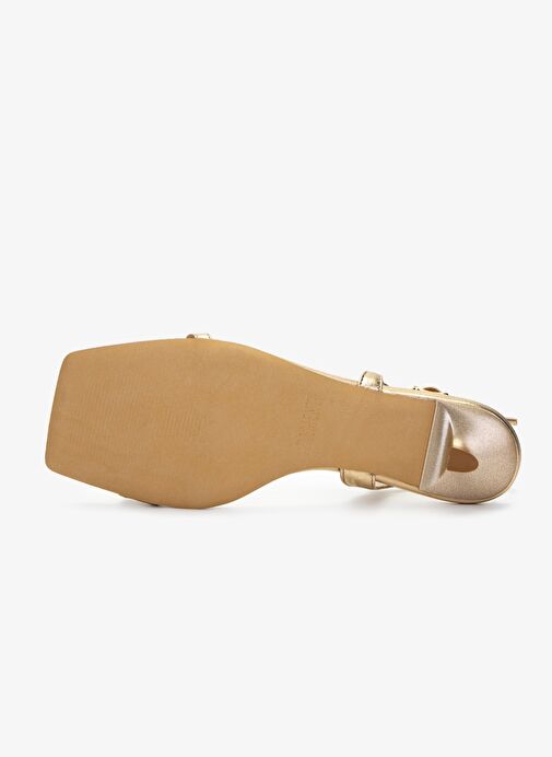 Valmenti Kadın Dore Topuklu Ayakkabı - Görsel 6