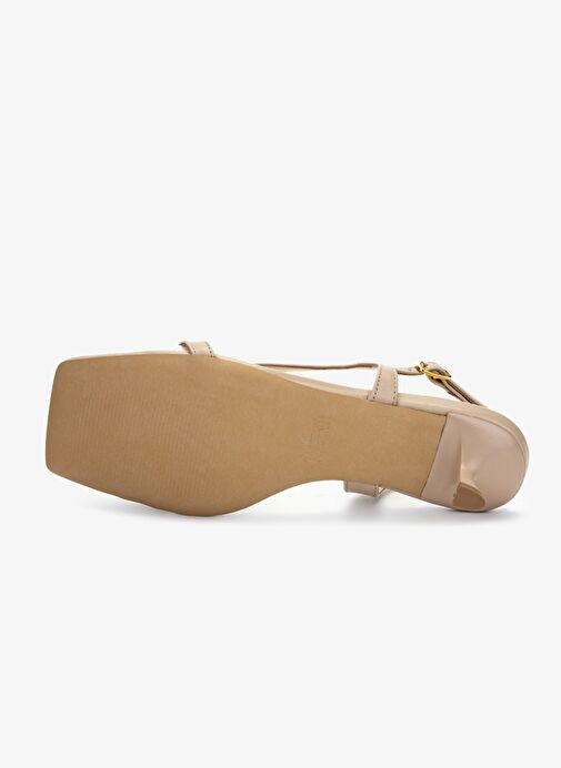 Valmenti Kadın Bej Topuklu Ayakkabı - Görsel 6