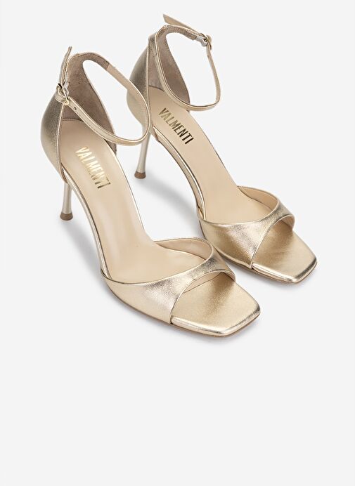 Valmenti Kadın Dore Topuklu Ayakkabı - Görsel 3