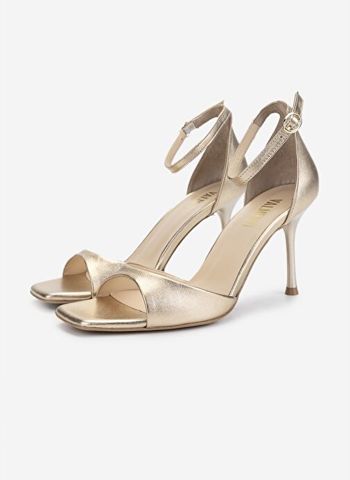 Valmenti Kadın Dore Topuklu Ayakkabı - Görsel 7