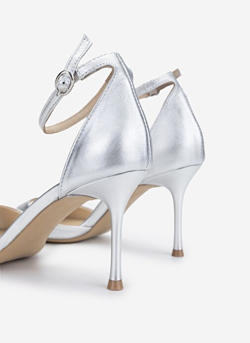 Valmenti Kadın Lame Topuklu Ayakkabı - Görsel 5