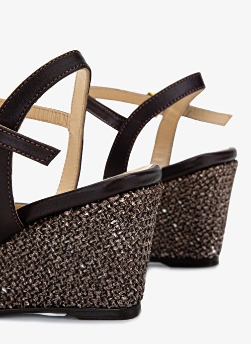 Valmenti Kadın Kahverengi Topuklu Ayakkabı - Görsel 6